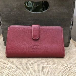 Red Dooney & Bourke checkbook/wallet
